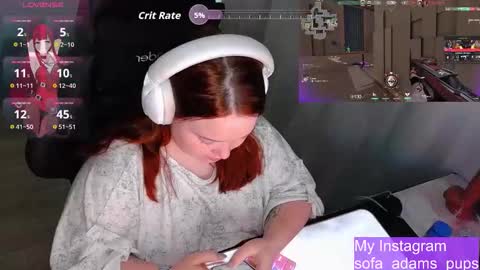 Snapshot of _sofia_adam_ chatting on October 8, 6:51 am pups online show from October 8, 6:51 am