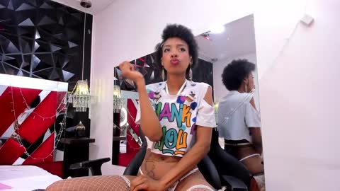 Snapshot of afroditagreenn chatting on January 13, 8:15 am Afrodita online show from January 13, 8:15 am