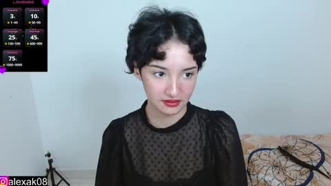 Snapshot of alexaa08 chatting on December 5, 12:11 pm Alexandra 3 online show from December 5, 12:11 pm