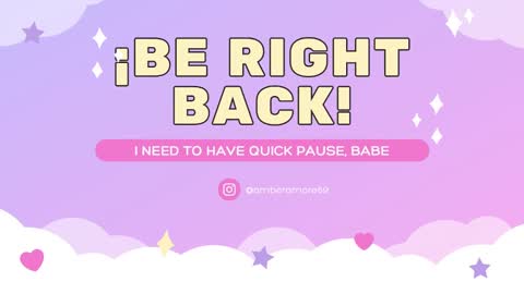 Hi Im Amber Check my Bio  online show from January 8, 6:31 pm