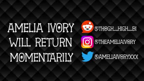 Snapshot of ameliaivory chatting on October 5, 10:42 am ameliaivory online show from October 5, 10:42 am