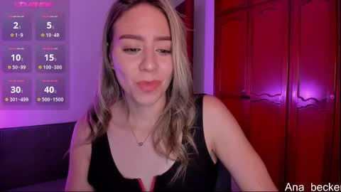 Snapshot of ana_becker1 chatting on February 7, 3:45 am Ana online show from February 7, 3:45 am