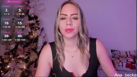 Snapshot of ana_becker1 chatting on December 15, 1:35 am Ana online show from December 15, 1:35 am