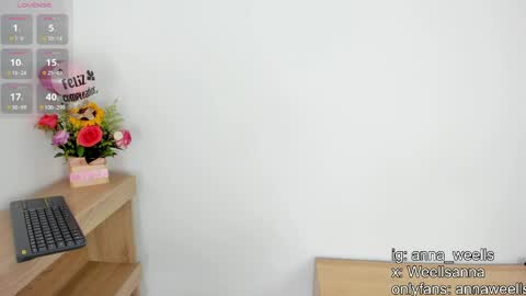  Anna Weells  online show from April 1, 3:53 pm