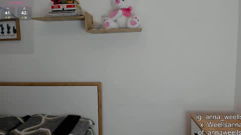  Anna Weells  online show from November 4, 9:20 pm