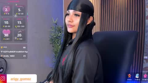Snapshot of arigy_gomez chatting on September 27, 9:33 pm Arigy Everyday From 1430 to 2130 Col Time online show from September 27, 9:33 pm