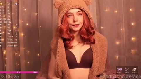 Snapshot of badbitchcuteface chatting on March 6, 4:49 pm Jane online show from March 6, 4:49 pm
