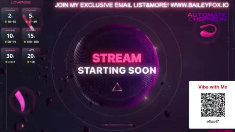 Bailey Fox online show from December 28, 1:39 am