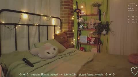   Im Nym  Justa nymph on twitter and IG online show from February 14, 1:29 am