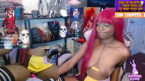 Snapshot of bunniikimi chatting on October 30, 3:13 pm Bunnii Kimi online show from October 30, 3:13 pm