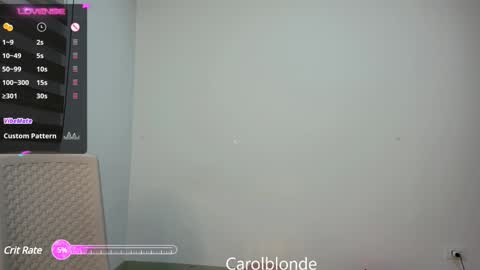 Snapshot of carolblonde chatting on March 5, 4:57 am Char online show from March 5, 4:57 am