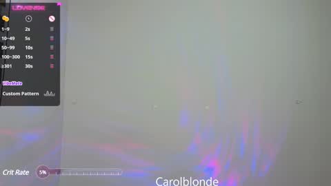 Snapshot of carolblonde chatting on March 9, 11:25 am Char online show from March 9, 11:25 am