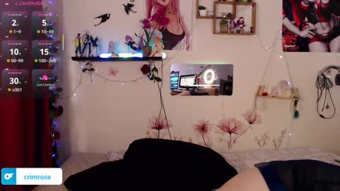 Snapshot of crim0nrose chatting on February 20, 5:55 am Crimson Rose online show from February 20, 5:55 am