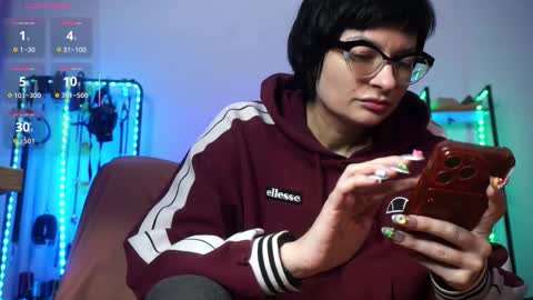 Snapshot of cyberxgoddess_ chatting on October 14, 1:08 am Lily Goddess online show from October 14, 1:08 am