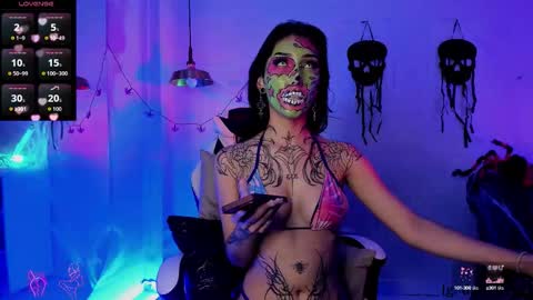 Snapshot of dafne_goth chatting on October 6, 9:52 pm Dafne online show from October 6, 9:52 pm