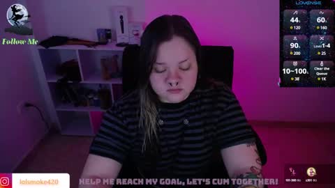 Snapshot of destroyall420 chatting on February 9, 6:43 am Lola Bdsm and fries online show from February 9, 6:43 am