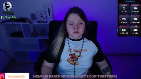 Snapshot of destroyall420 chatting on January 25, 7:06 am Lola Bdsm and fries online show from January 25, 7:06 am