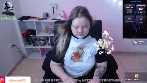 Snapshot of destroyall420 chatting on February 7, 9:37 pm Lola Bdsm and fries online show from February 7, 9:37 pm