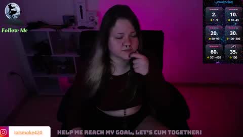 Snapshot of destroyall420 chatting on February 11, 1:41 am Lola Bdsm and fries online show from February 11, 1:41 am