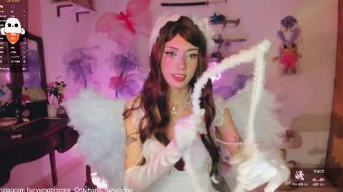 Snapshot of fairywhore chatting on February 15, 4:03 am Jackie Cosplayer online show from February 15, 4:03 am