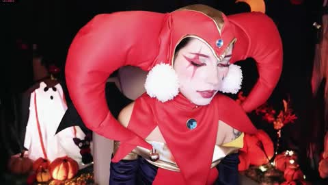 Snapshot of fairywhore chatting on October 12, 2:58 am Jackie Cosplayer online show from October 12, 2:58 am