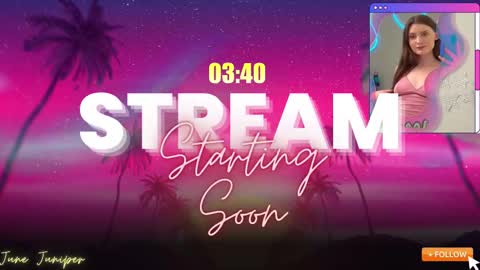 June Juniper online show from September 22, 11:25 pm