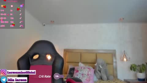Snapshot of larsonmia chatting on January 8, 12:58 pm MIA online show from January 8, 12:58 pm