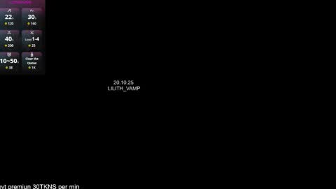 Snapshot of lilith_vamp chatting on October 20, 6:11 pm LILITH 200 LIKES online show from October 20, 6:11 pm