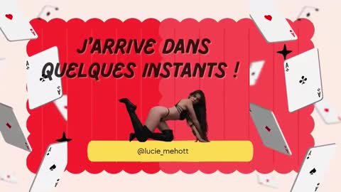 Lucie hot follow me on  online show from February 25, 10:04 am