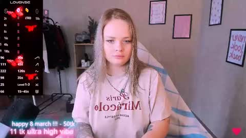 Snapshot of marcelinepeach chatting on March 8, 1:12 pm Sara online show from March 8, 1:12 pm