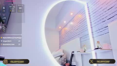 Snapshot of melanyvega_ chatting on September 19, 2:27 pm Melany online show from September 19, 2:27 pm