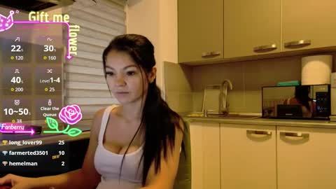 Snapshot of missbya chatting on October 8, 5:34 am missbya online show from October 8, 5:34 am