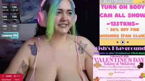 Wishs Playground online show from February 13, 5:36 pm