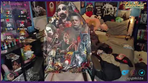 Snapshot of playgh0ul chatting on October 25, 7:05 am playgh0ul Ghoulie online show from October 25, 7:05 am