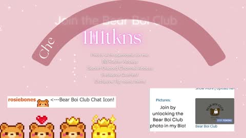 Rosie Bones online show from December 1, 10:45 pm