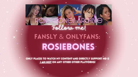 Rosie Bones online show from October 31, 11:42 pm