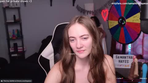 The Real Samantha Hayes haha  online show from January 19, 10:17 pm