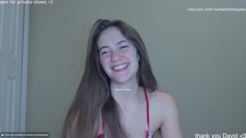 The Real Samantha Hayes haha  online show from December 19, 1:28 am