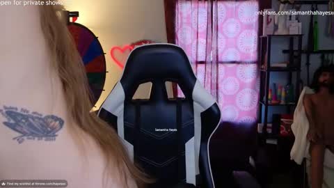 The Real Samantha Hayes haha  online show from December 6, 7:44 pm