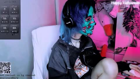 pronoun she. name Mary. age 21. online show from October 31, 5:17 pm