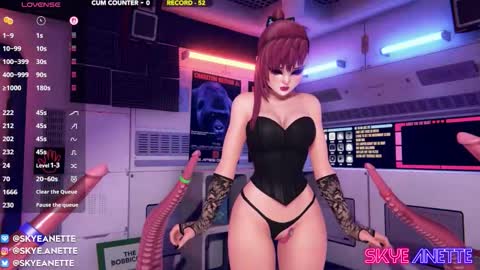 SkyeAnette online show from September 27, 1:24 am