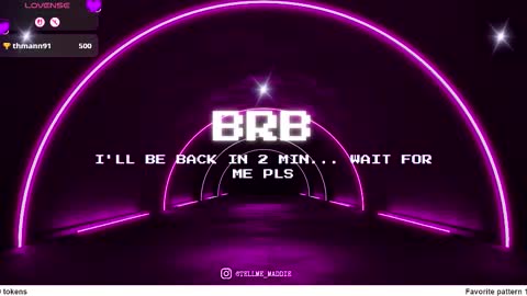 Maddie online show from March 12, 12:46 am