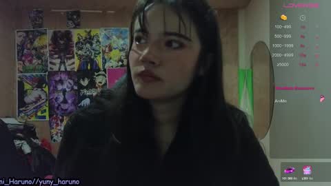 Snapshot of yuny_haruno chatting on February 23, 1:23 pm Haruno online show from February 23, 1:23 pm