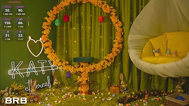 Katy  Ethereal online show from April 11, 7:45 am