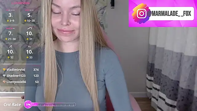 Marmalade Fox online show from April 16, 4:50 pm