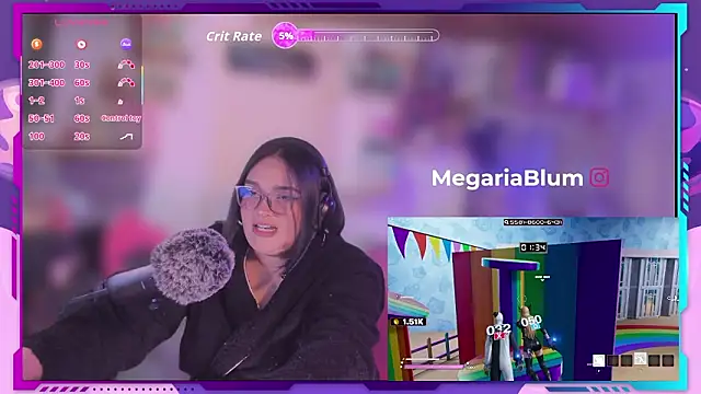 MegariaB online show from March 10, 5:00 am