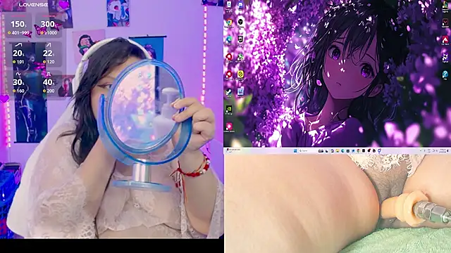 crystal7u7 online show from March 3, 12:38 am