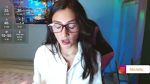 Mei Kelly online show from October 7, 2:49 am