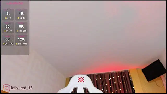 lolly red  online show from October 7, 9:19 pm