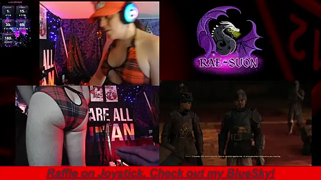 Snapshot of Rae-Suon chatting on October 17, 2:37 am Rae-Suon online show from October 17, 2:37 am